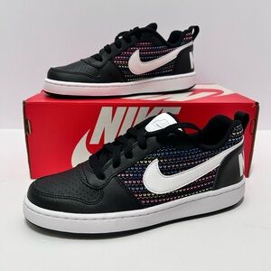 Nike Black Sneakers with Multicolor Accents